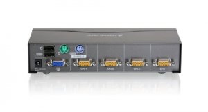 Iogear GCS1724 4 Port Vga Kvm Switch, Ps2 And Usb