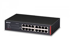 Buffalo BS-GU2016 Gigabit Switch 16port Enet      Green Lifetime Warra