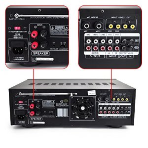 Pyle PMXAKB1000 Pro(r)  1,000-watt Bluetooth(r) Stereo Mixer Karaoke A