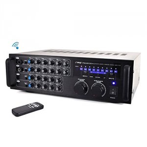 Pyle PMXAKB1000 Pro(r)  1,000-watt Bluetooth(r) Stereo Mixer Karaoke A