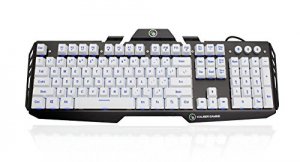 Iogear GKB704L-WT Hovr Aluminum Gaming Keyboard - Imperial White