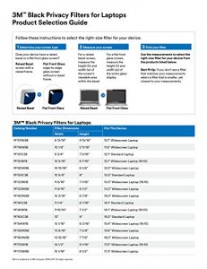 3m PF17.3W Notebooklcd Privacy Computer Filter Pf17.0w - Security Scre