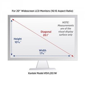 Kantek SVL20.1W Blackout Privacy Filter 20 Widescr