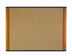 3m C3624LC Cork Board, Lt Cherry Finish Frame