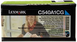 Original Lexmark C540A1CG ( Lex-)  Cyan Toner Return Program 1,000 Sta