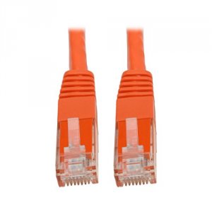 Tripp N200-050-OR Premium Cat55e6 Gigabit Molded Patch Cable, 24 Awg, 