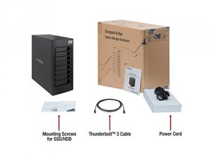 Highpoint RS6628T Removable Storage   Rocketstor 6628t 8-bay Gen2 Thun