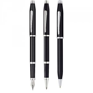 Cross AT0082WG102 Century Ii Black Lacquer Ballpoint Pen