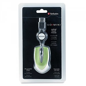 Verbatim 97254 (r)  Optical Mini Travel Mouse (green)