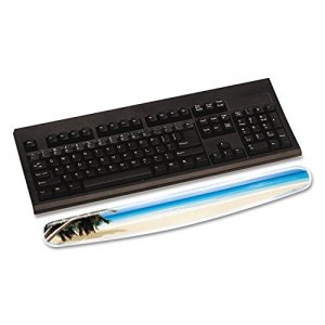 3m WR308BH Clear Gel Wrist Rest For Keyboard