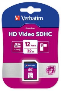 Verbatim 44032 Pro Sdhc Memory Card, , 32gb, 233x, Uhs-i, Class 10, Ta