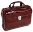 Mcklein 35516 Ignoto Cherry Red Leather    Large Ladies Laptop Brief