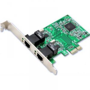 Syba SD-PEX24033 Pcie 2x Rj45 1000-base T Gigabit Ethern