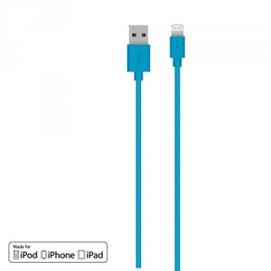 Belkin F8J023BT04-BLU Mix It Lightning Synccharge Cable, 1.2m, 4ft, Bl