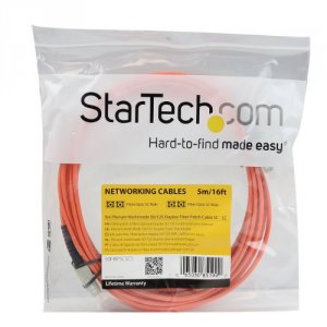 Startech RZ4401 .com 5m Fiber Optic Cable - Multimode Duplex 50125 - O