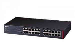 Buffalo BS-GU2024 Rackmount Gbe Switch 24port     Enet Green Lifetime 