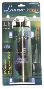 Lanzar LQ16CAP 1.6 Farad Digital Capacitor