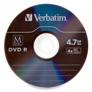 Verbatim 98908 M Disc Dvd-r, , 4.7gb, 4x, Branded Surface,  25pk Spind