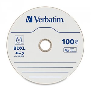 Verbatim 98914 M-disc Bdxl, , 100gb, 4x, Branded Surface, 25pk Spindle