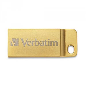 Verbatim 99104 16gb Metal Executive Usb 3.0 Flash Drive - Gold - 16 Gb