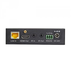 Black AVS-HDB-RX Video Extender 4k Hdmi, Ir, Rs-232 Receiver