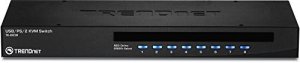 Trendnet Q72875 8-port Usb-ps-2 Rack Mount Kvm Switch - 8 X 1 - 8 X Hd