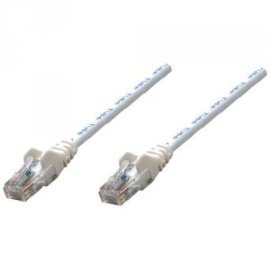 Intellinet 338370 5 Ft White Cat5e Snagless Patch Cable