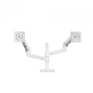 Ergotron 45-492-216 Lx Dual Stacking Arm (white).fully Adjustable Side