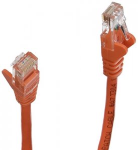 Belkin A3L791-14-ORG-S Patch Cable - Rj-45 (m) - Rj-45 (m) - 14 Ft - U