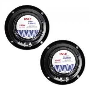 Pyle PLMR60B 6.5 Marine Speaker Black 150w Max