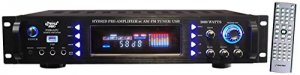 Pyle P3201ATU 3000w Pre Amp W Am Fm Tuner