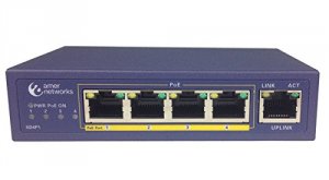 Amer SD4P1 Is A 5 Port Switch With 4 802.3af Poe Ports And 1 Port 1010