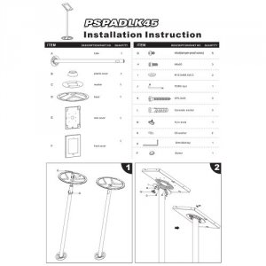 Pyle PSPADLK45 Tamper-proof Anti-theft Ipad