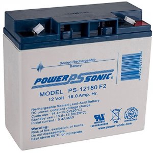 Power PS12180F2 12 Volt 18ah Sla Battery With F2 Terminal