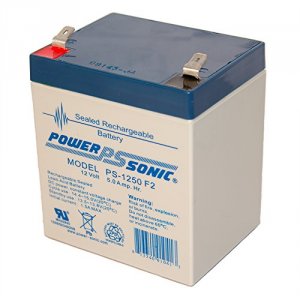 Power PS1250F2 12 Volt 5ah Sealed Lead Acid Battery F2 Terminal