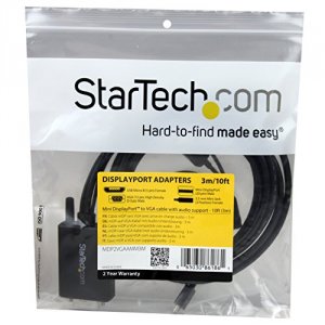 Startech 1C5333 .com 10 Ft 3m Mini Displayport To Vga Adapter Cable Wi