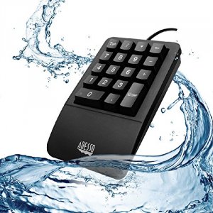 Adesso AKB-618UB East Touch Waterproof Ergo Keyboard - Cable Connectiv