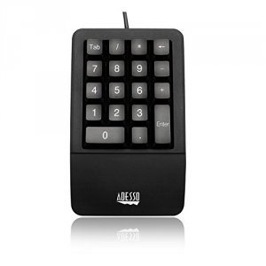 Adesso AKB-618UB East Touch Waterproof Ergo Keyboard - Cable Connectiv