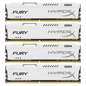 Kingston HX421C14FW2K4/32 Hyperx Fury White 32gb (8gb X4) Ddr4 2133mhz