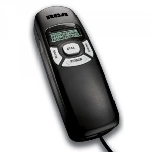 Rca 1104-1BKGA 1104-1bkga Slim-line Phone With Caller Id