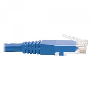 Tripp N200-075-BL Cat6 Gigabit Molded Patch Cable (rj45 Mm), Blue, 75 