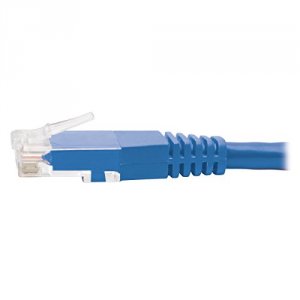 Tripp N200-075-BL Cat6 Gigabit Molded Patch Cable (rj45 Mm), Blue, 75 