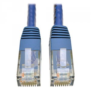 Tripp N200-075-BL Cat6 Gigabit Molded Patch Cable (rj45 Mm), Blue, 75 