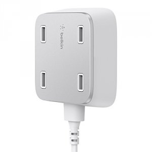 Belkin F8M990TTWHT Chg,ac,4-port,universal,5.4a,10 ,white