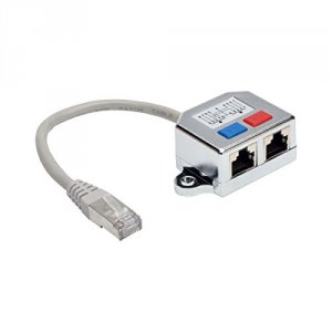 Tripp N035-001 2-to-1 Rj45 Splitter Adapter Cable, 10100 Ethernet Cat5