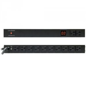 Cyberpower PDU20M2F10R 20a Metered Pdu 1u 120v 2f 10r