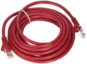 Belkin A3L791-10-RED 10ft Cat5e Patch Cable, Utp, Red Pvc Jacket, 24aw