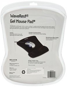 Belkin F8E262-BLU Components -  Waverest Gel Mouse Pad - Mouse Pad Wit