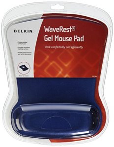 Belkin F8E262-BLU Components -  Waverest Gel Mouse Pad - Mouse Pad Wit