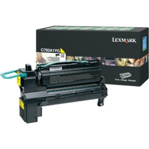 Original Lexmark X792X4YG Toner Cartridge - Yellow - Laser - 20000 Pag